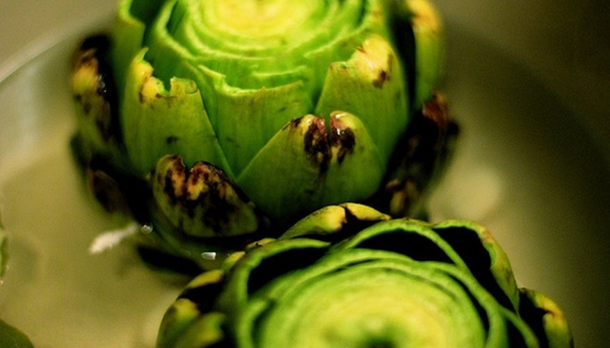 Even after being steamed, artichokes can have as much as 300 mg of potassium Even after being steamed, artichokes can have as much as 300 mg of potassium