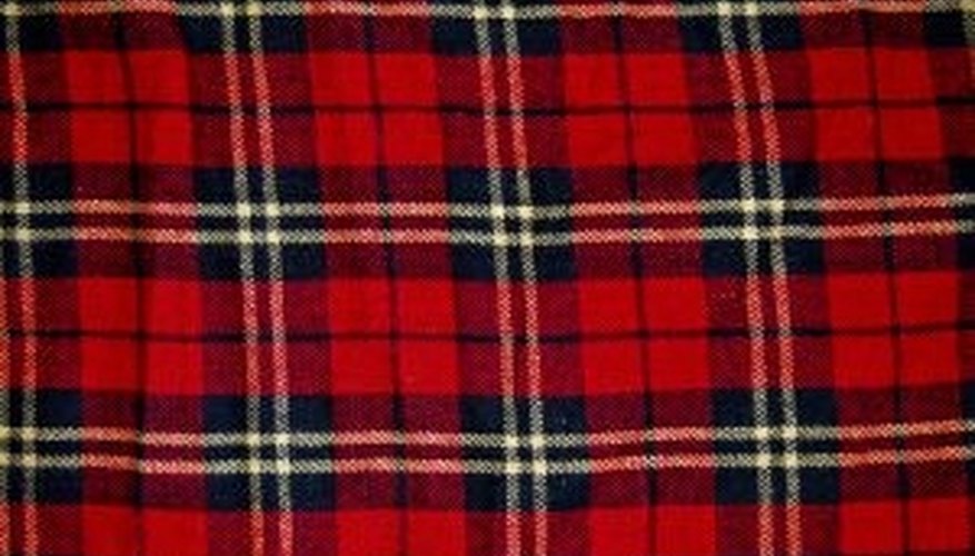 Bring in a bold plaid fabric or a family tartan. Bring in a bold plaid fabric or a family tartan.