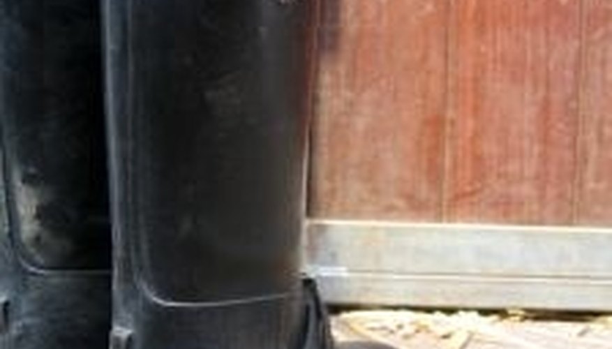 English riding boots. English riding boots.