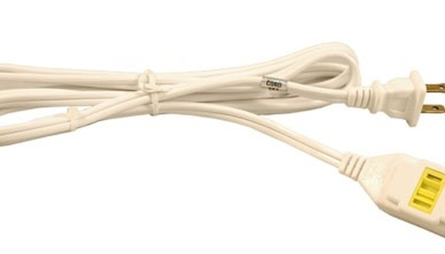 An ungrounded cord has two prongs. An ungrounded cord has two prongs.