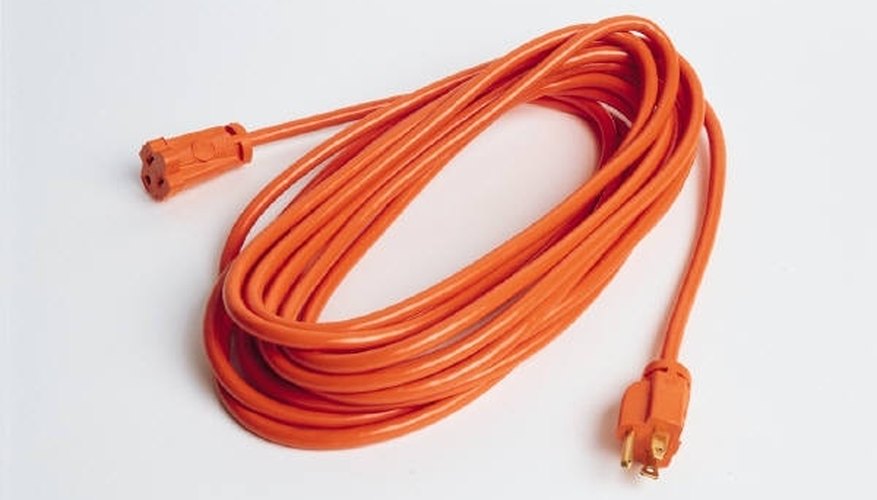 A grounded cord has three prongs. A grounded cord has three prongs.