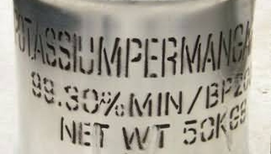 Secure drum of Potassium Permanganate Secure drum of Potassium Permanganate