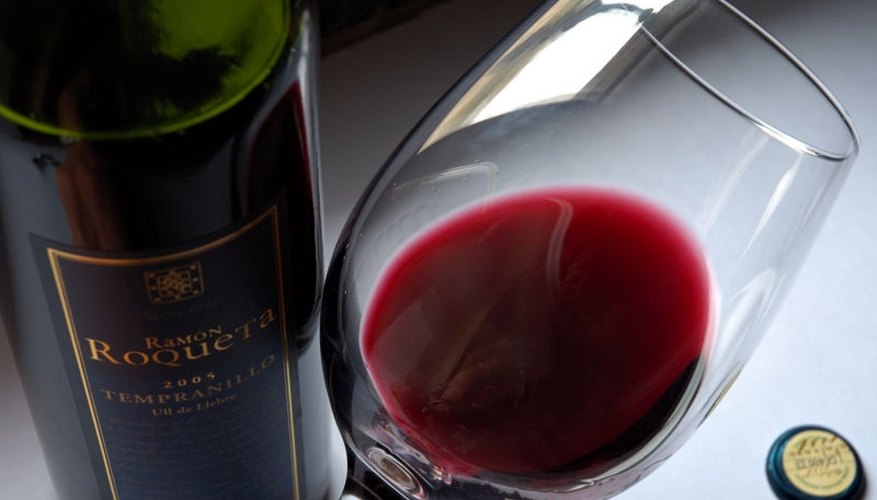 Wine Bottle and Glass