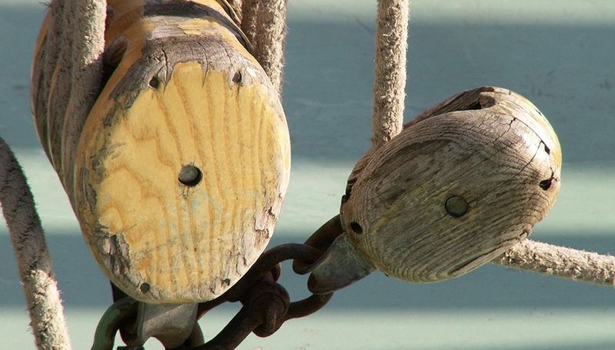 2 Examples Of A Block And Tackle Pulley