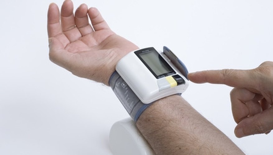 People with high blood pressure track progress with home monitors. People with high blood pressure track progress with home monitors.