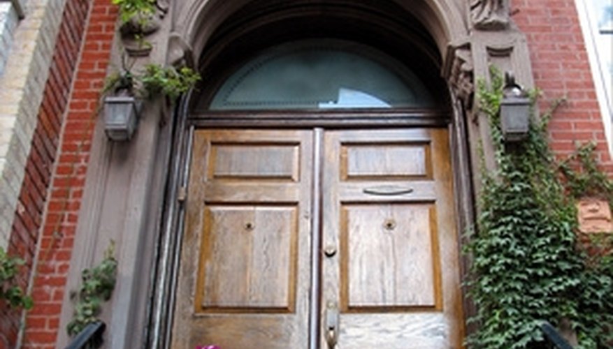 Panelled doors can add elegance to an entrance. Panelled doors can add elegance to an entrance.