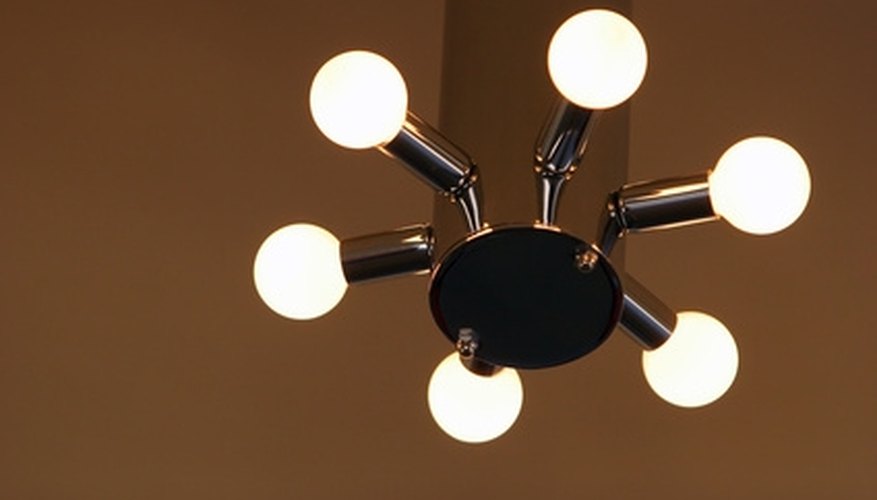 Replace outdated chandeliers with modern light fixtures. Replace outdated chandeliers with modern light fixtures.