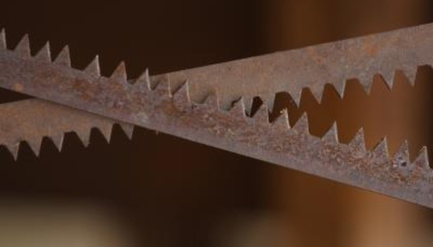 Sawtooth hangers have sharp edges like a saw blade. Sawtooth hangers have sharp edges like a saw blade.