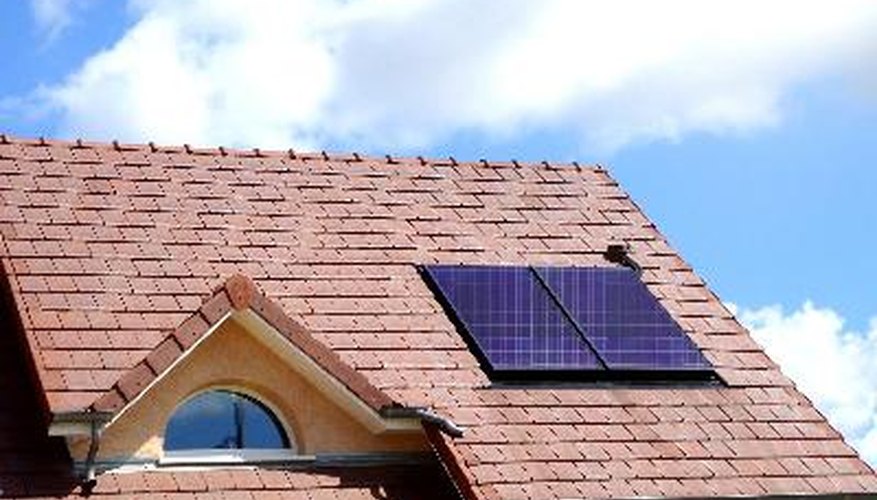 Solar panels come in various sizes and configurations.