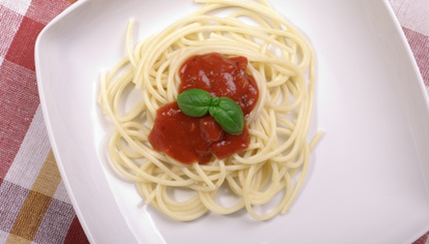 Whole-grain pasta is a good source of complex carbohydrates. Whole-grain pasta is a good source of complex carbohydrates.