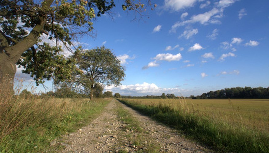 An easement provides a landowner access to her property.