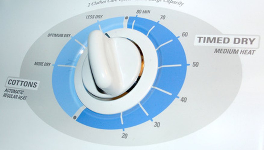 Emptying the lint trap on a dryer can make it more energy efficient. Emptying the lint trap on a dryer can make it more energy efficient.