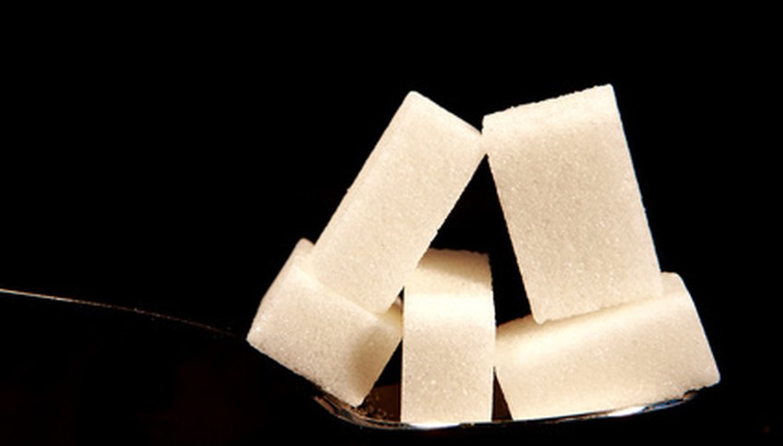 Sucrose, or table sugar, is a combination of two simple sugars: glucose and fructose. Sucrose, or table sugar, is a combination of two simple sugars: glucose and fructose.