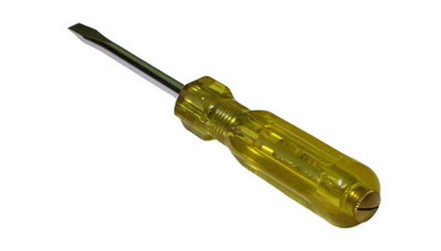 Photo Credit: screwdriver image by Sid Viswakumar from <a href='http://www.fotolia.com'>Fotolia.com</a>