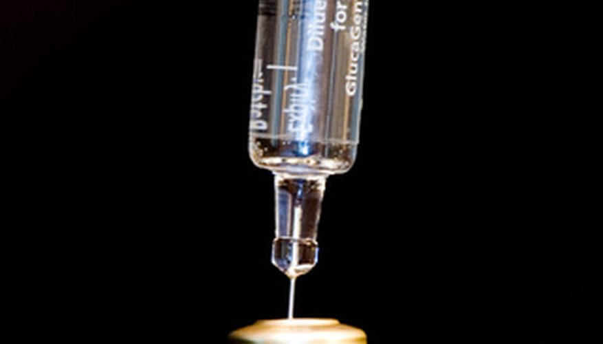 Different types of solution can be used to flush a mediport. Different types of solution can be used to flush a mediport.