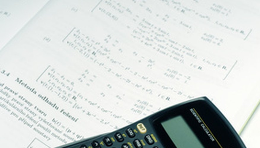 Photo Credit: the calculator image by Ilja MaÅ¡Ãk from <a href='http://www.fotolia.com'>Fotolia.com</a> Graphing calculator