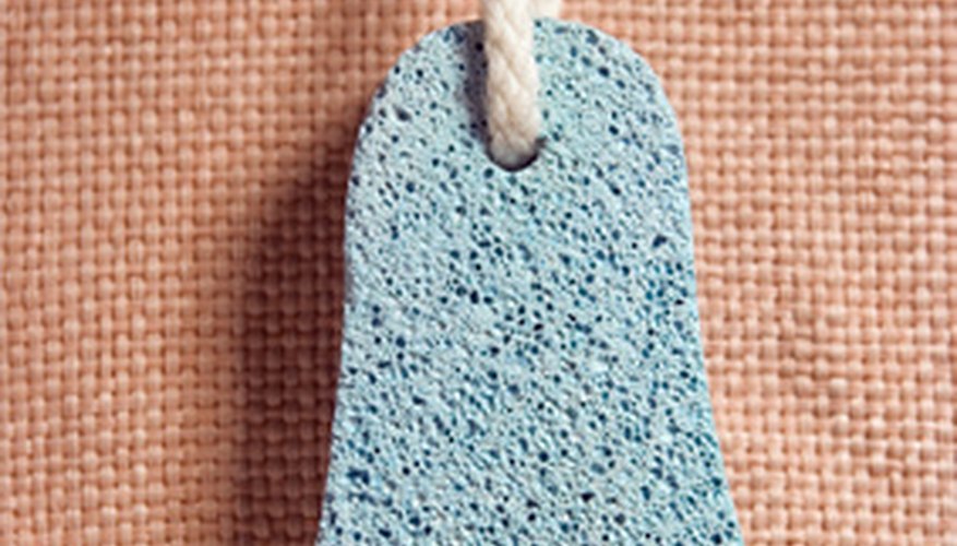 Photo Credit: pumice-stone image by Anatoly Tiplyashin from <a href='http://www.fotolia.com'>Fotolia.com</a> A pumice stone
