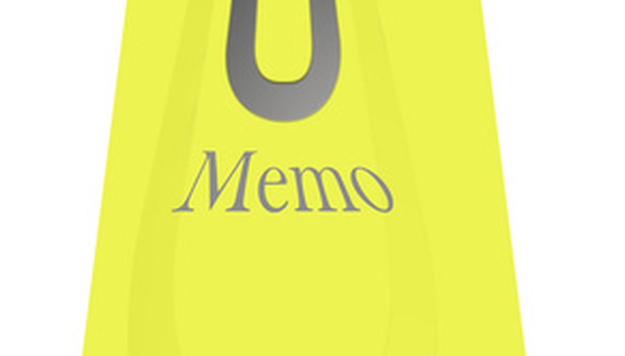 Send a memo to your staff alerting them to a new hire.