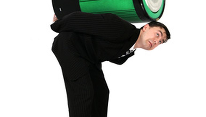 Photo Credit: businessman with battery image by Dmitri MIkitenko from <a href='http://www.fotolia.com'>Fotolia.com</a> A 12 Volt battery will provide the muscle for this circuit.