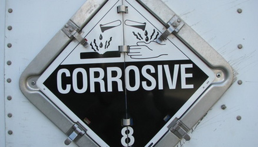 OSHA rates alkaline chemicals as corrosives. OSHA rates alkaline chemicals as corrosives.