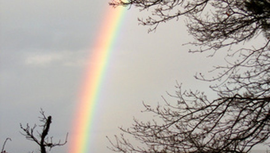 Rainbows are a great project on light refraction. Rainbows are a great project on light refraction.