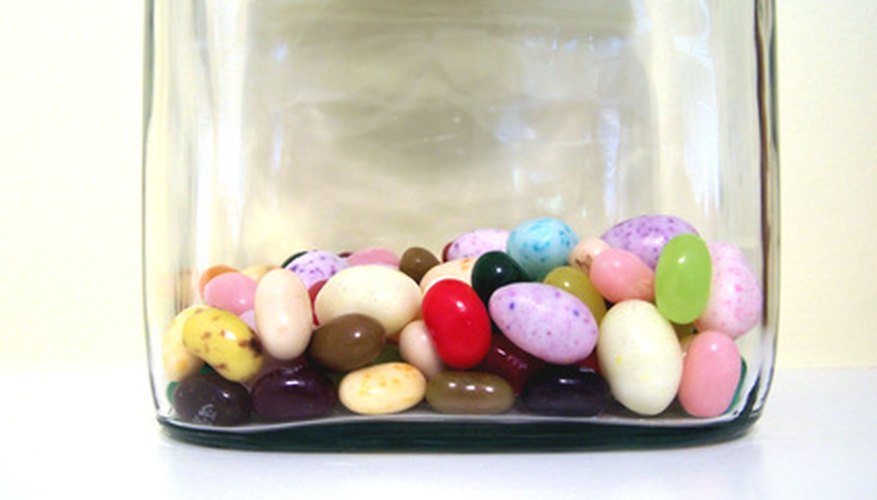Photo Credit: jelly beans in a glass jar / candy image by Katrina Miller from <a href='http://www.fotolia.com'>Fotolia.com</a> Teach estimation with three-dimensional examples.