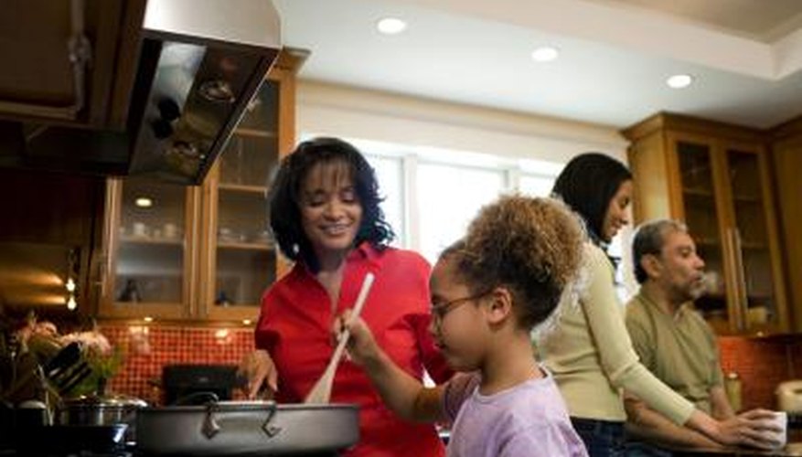Intercultural relationships combine different cooking and family bonding methods. Intercultural relationships combine different cooking and family bonding methods.