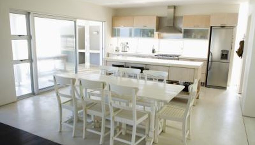 If you have a rectangular shaped dining room, an oval or rectangular dining table will fit best. If you have a rectangular shaped dining room, an oval or rectangular dining table will fit best.