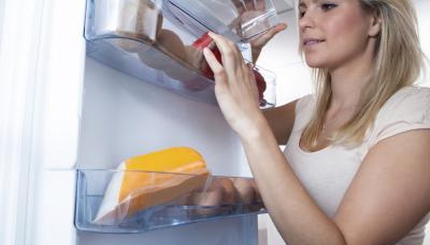 The door is the warmest place in the refrigerator. The door is the warmest place in the refrigerator.