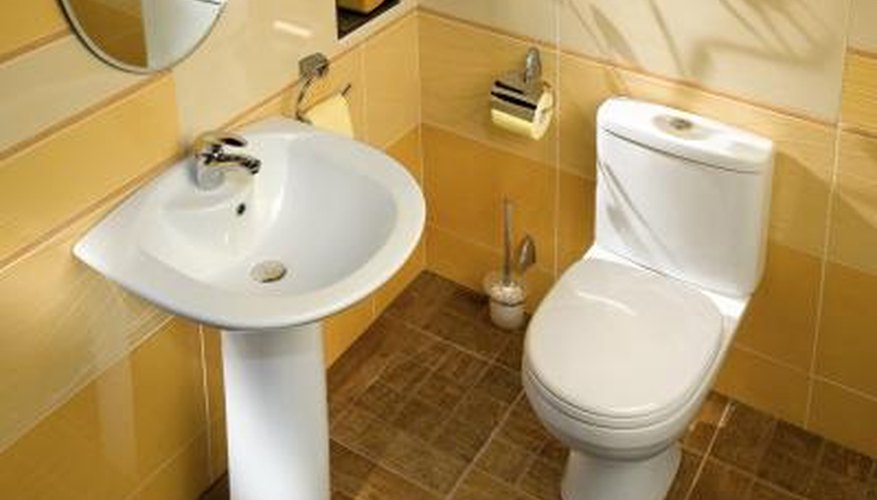 Bathroom sink and toilet Bathroom sink and toilet