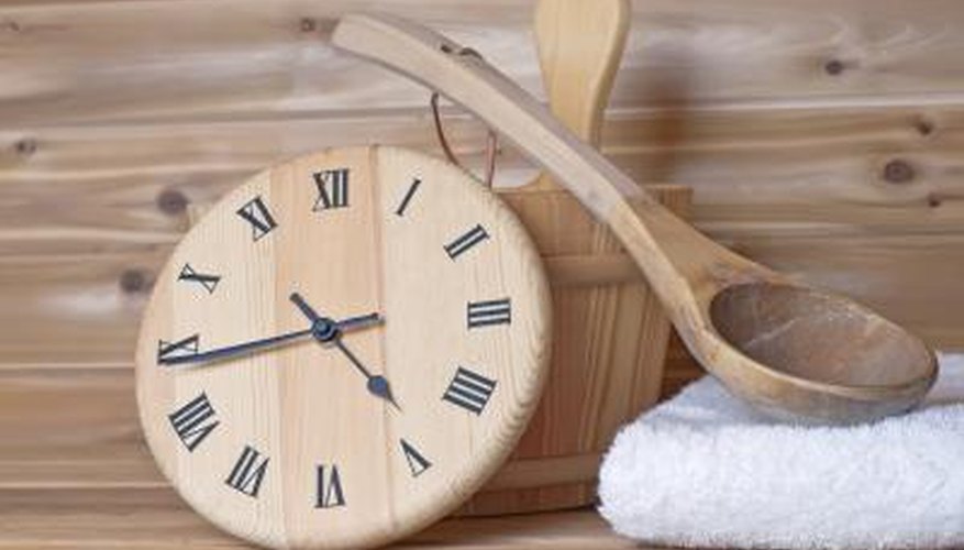 clock in sauna clock in sauna