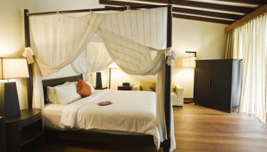 A platform bed. A platform bed.