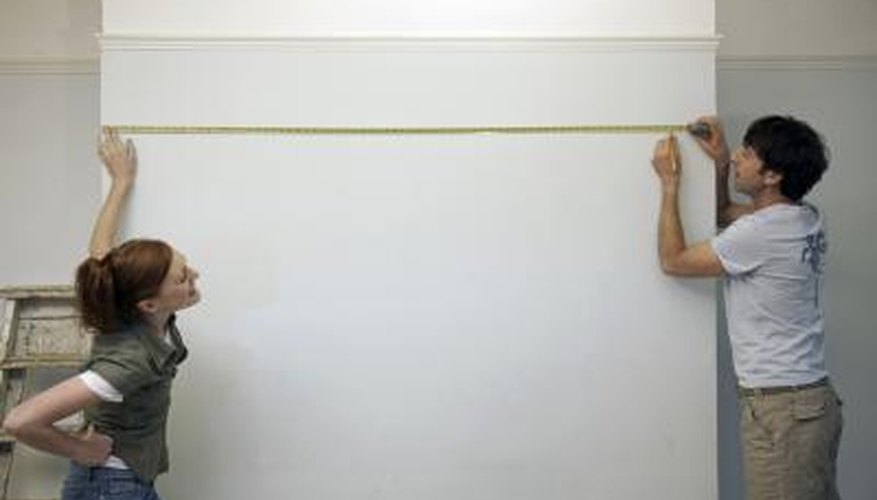 Measure the room. Measure the room.