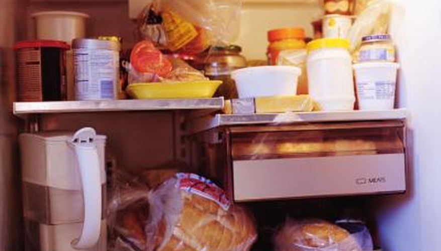Photo Credit: Thinkstock Images/Stockbyte/Getty Images Bread in the fridge will mold less quickly than bread in the cabinet.