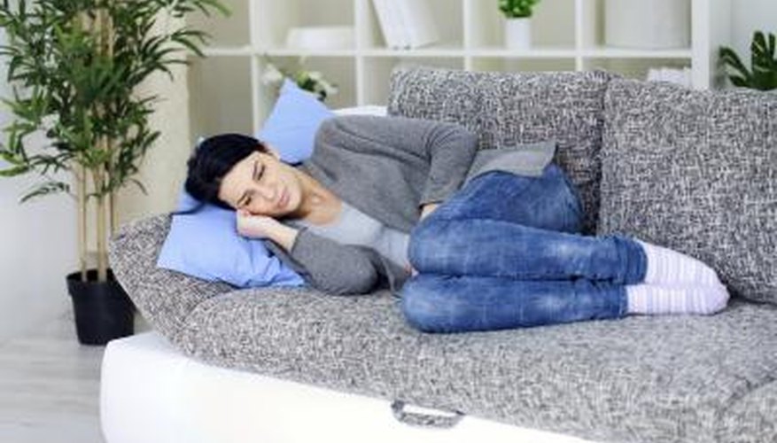 High blood potassium levels in the blood can cause abdominal pain. High blood potassium levels in the blood can cause abdominal pain.