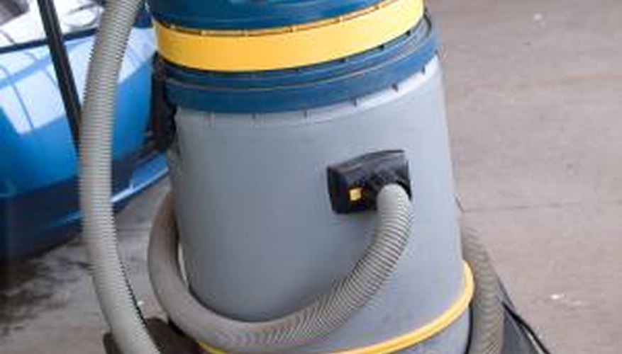 A shop vac can help remove mold and water. A shop vac can help remove mold and water.