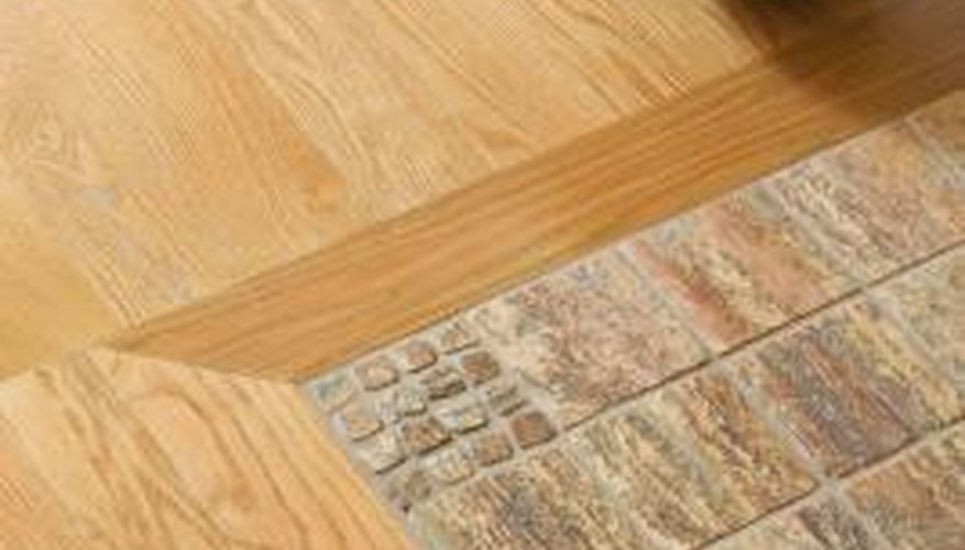 Coordinate new vinyl planks with existing floors. Coordinate new vinyl planks with existing floors.