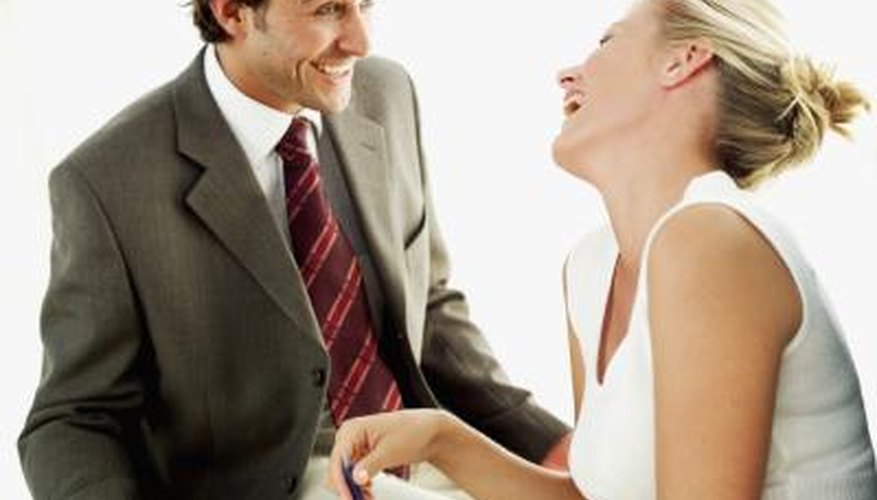 Coworkers flirting Coworkers flirting