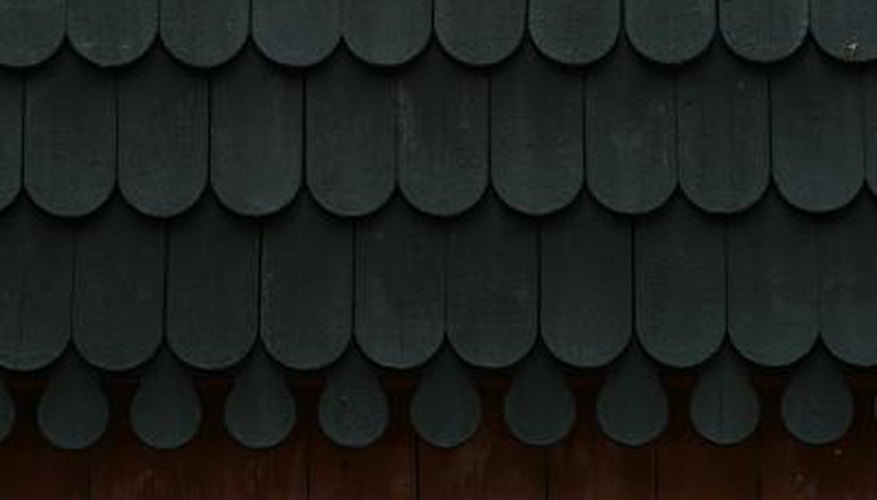 Slate tiles. Slate tiles.