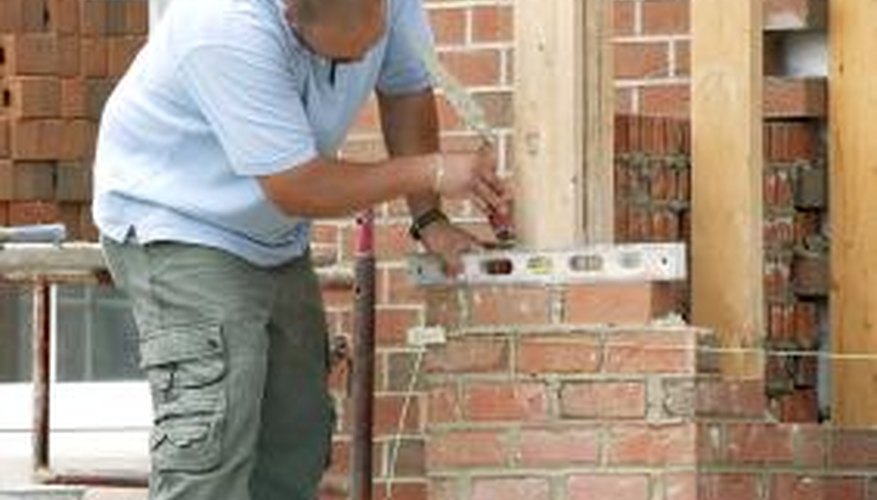 These bricks are leveled horizontally. These bricks are leveled horizontally.