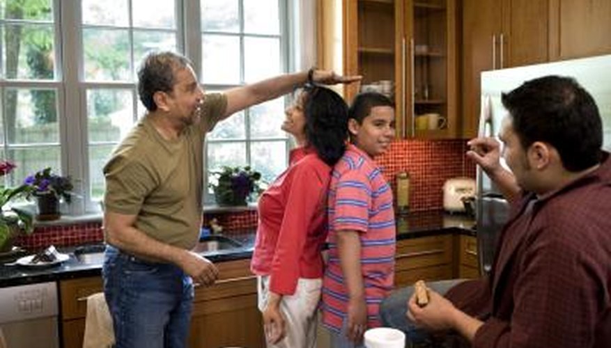 Family in kitchen Family in kitchen