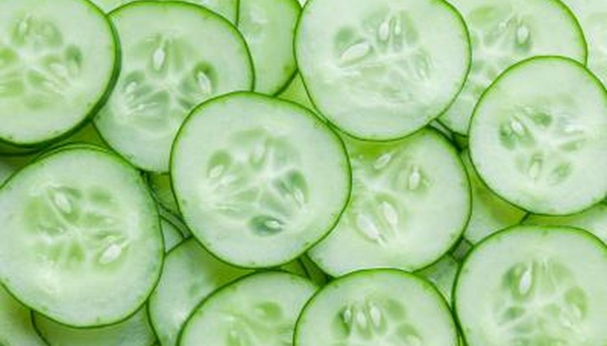 Consume healthy foods, like cucumbers. Consume healthy foods, like cucumbers.
