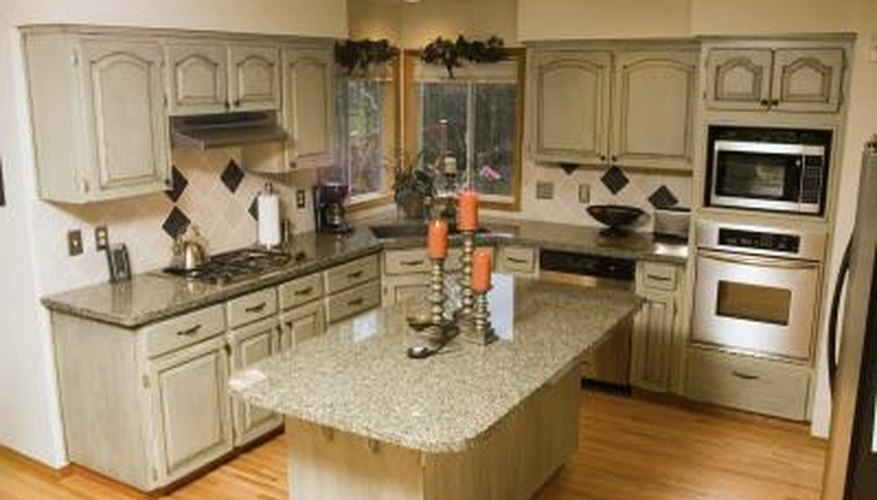 Islands shouldn't interfere with a kitchen's work triangle. Islands shouldn't interfere with a kitchen's work triangle.