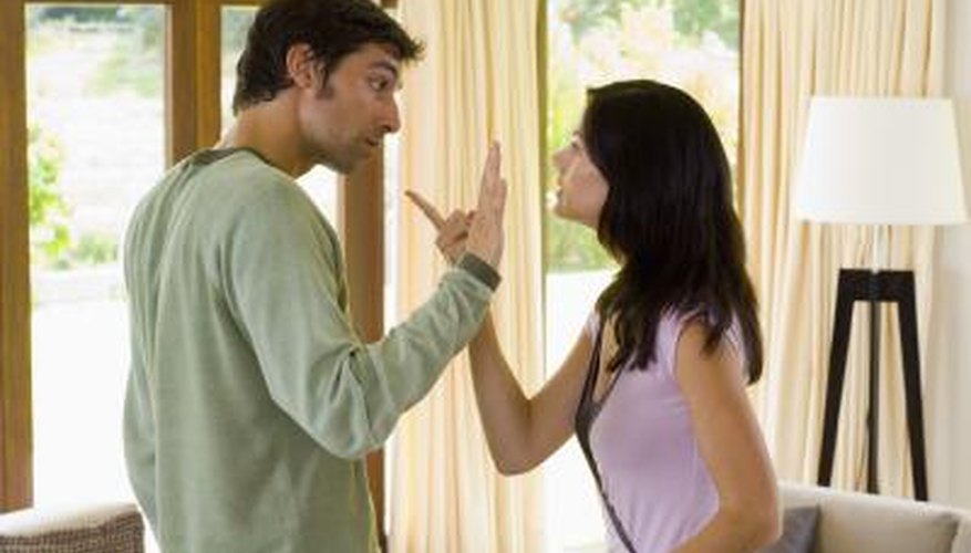 Couple arguing Couple arguing