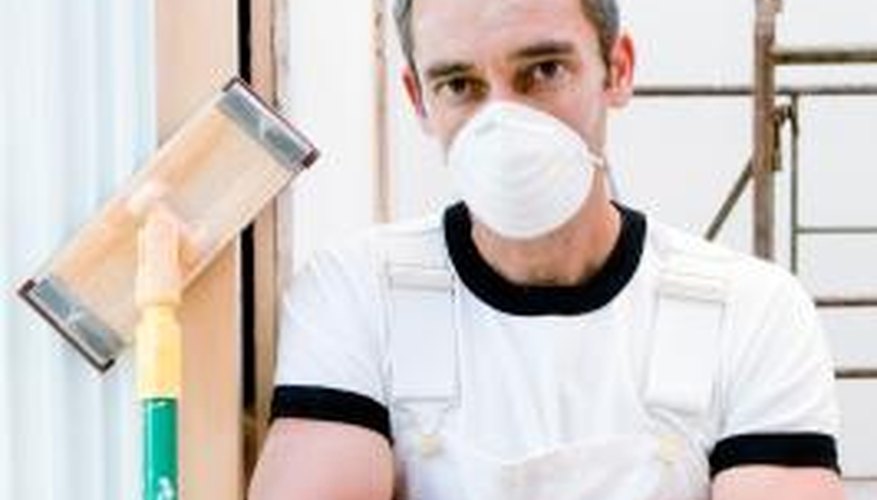 An N-95 respirator can be purchased from any hardware or paint store. An N-95 respirator can be purchased from any hardware or paint store.