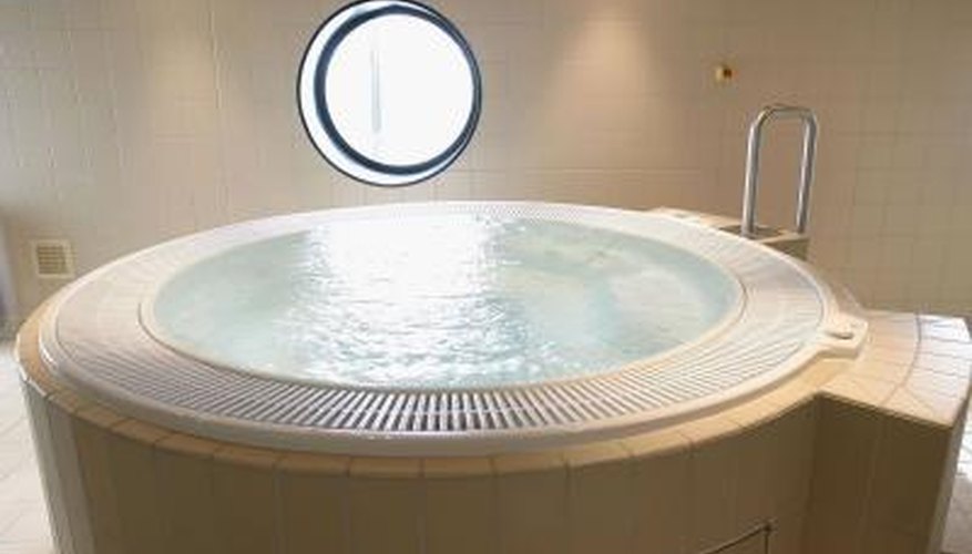 Jacuzzi at a health and fitness club Jacuzzi at a health and fitness club