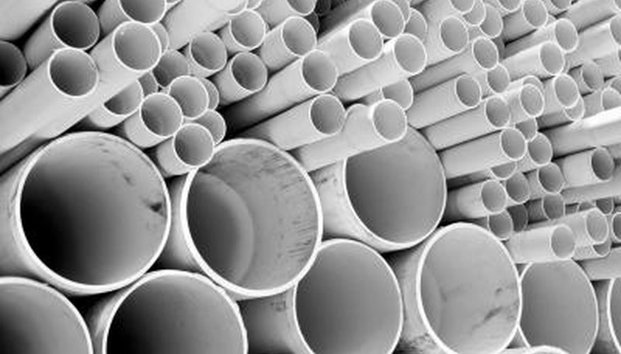 Photo Credit: Akhararat Wathanasing/iStock/Getty Images PVC pipes come in many different sizes and types.