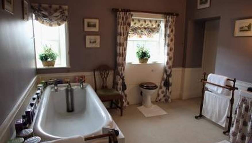 Photo Credit: Christopher Furlong/Getty Images News/Getty Images Inside view of a elegant bathroom in England