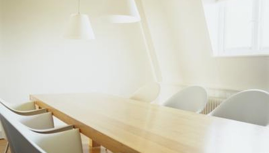 Island lights can illuminate a conference room. Island lights can illuminate a conference room.