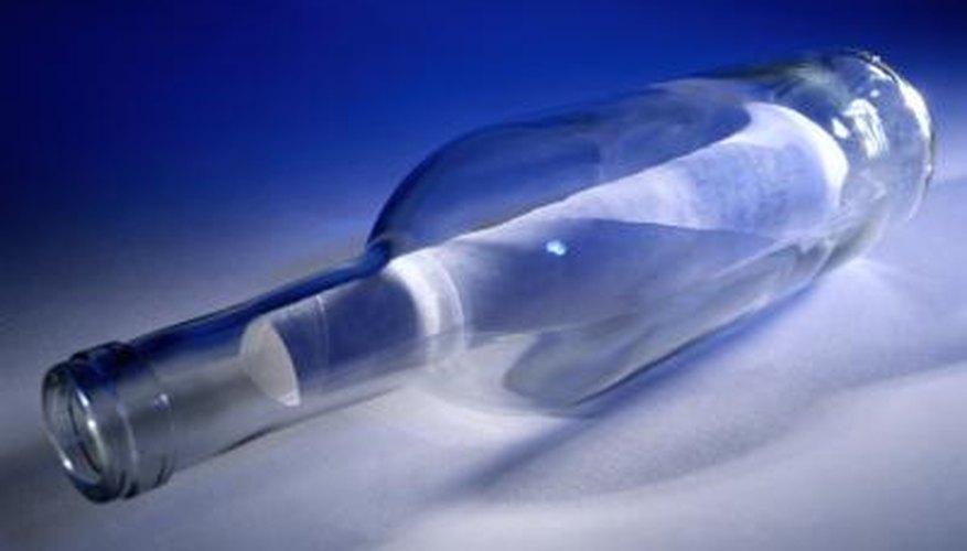 Message in a bottle. Message in a bottle.